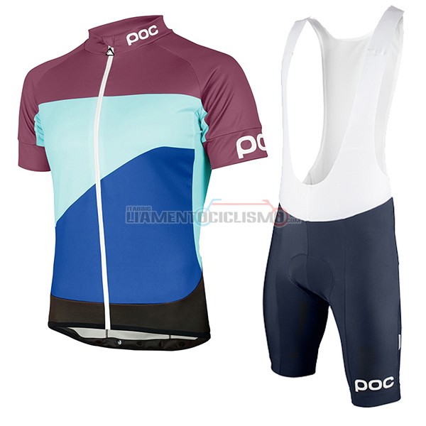 Abbigliamento Ciclismo POC Fondo Elements 2017 blu e fuxia